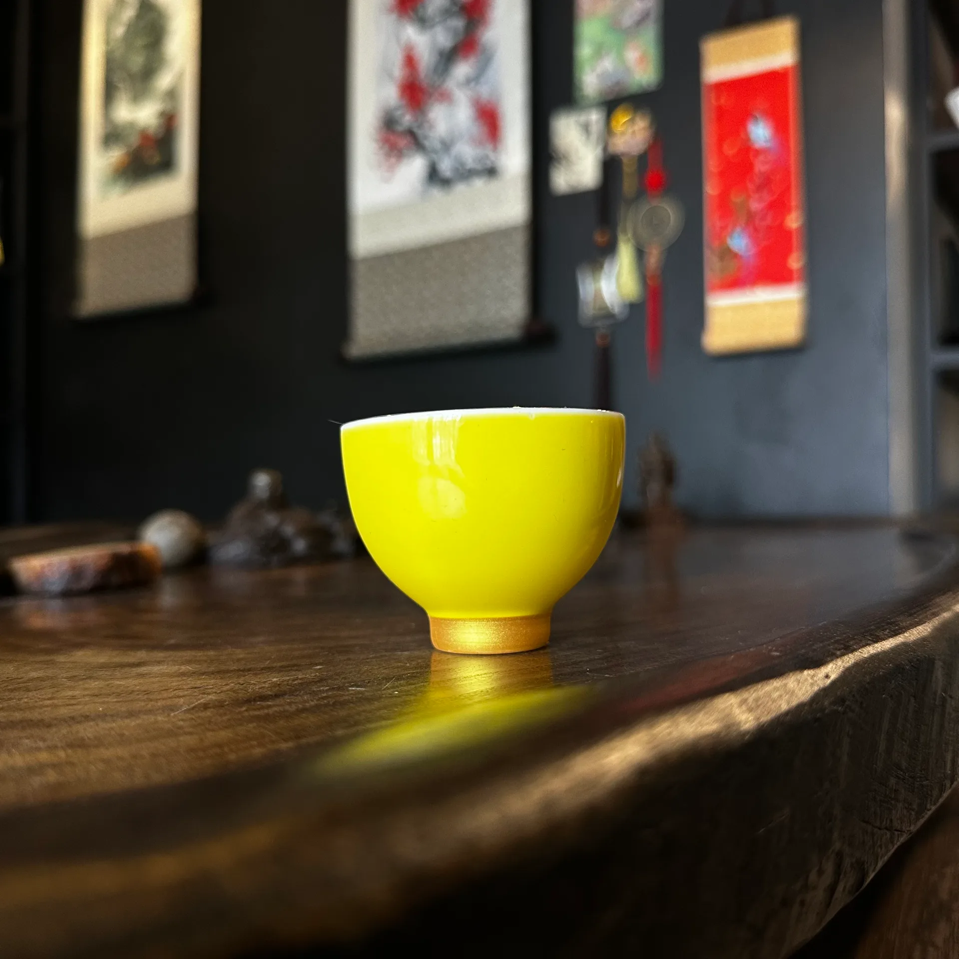 Пиала желтая