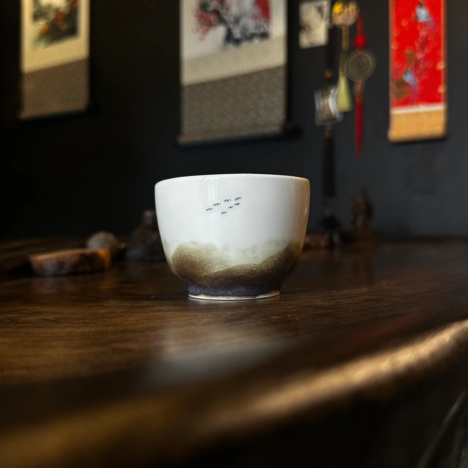 Пиала журавли