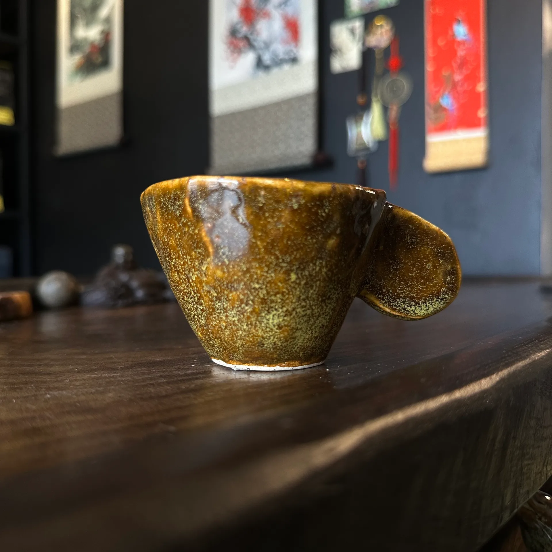 Пиала с ручкой