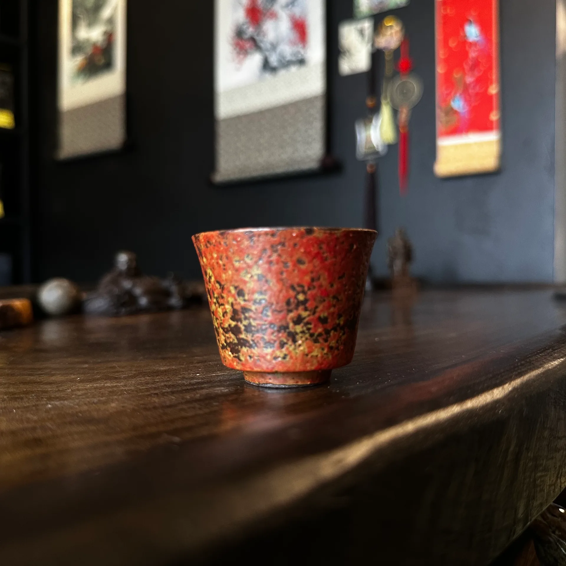 Пиала красная